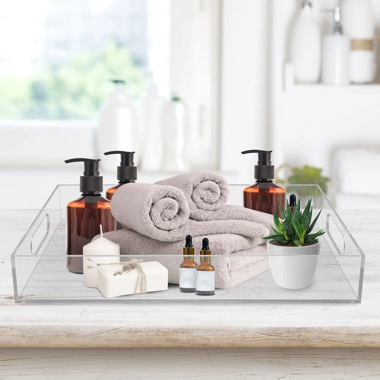 Acrylic Serving Tray (Rectangle)