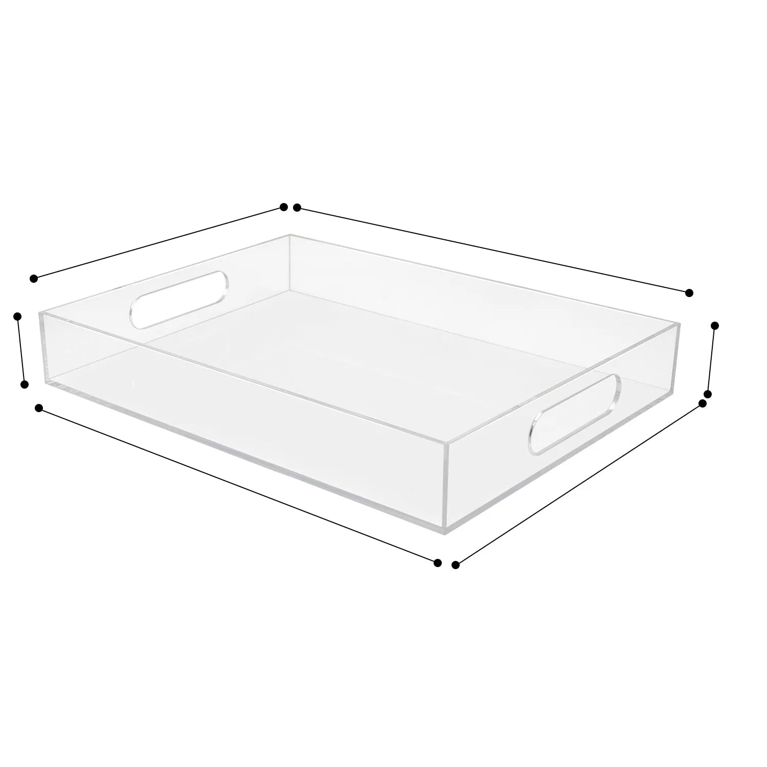 Acrylic Serving Tray (Rectangle)