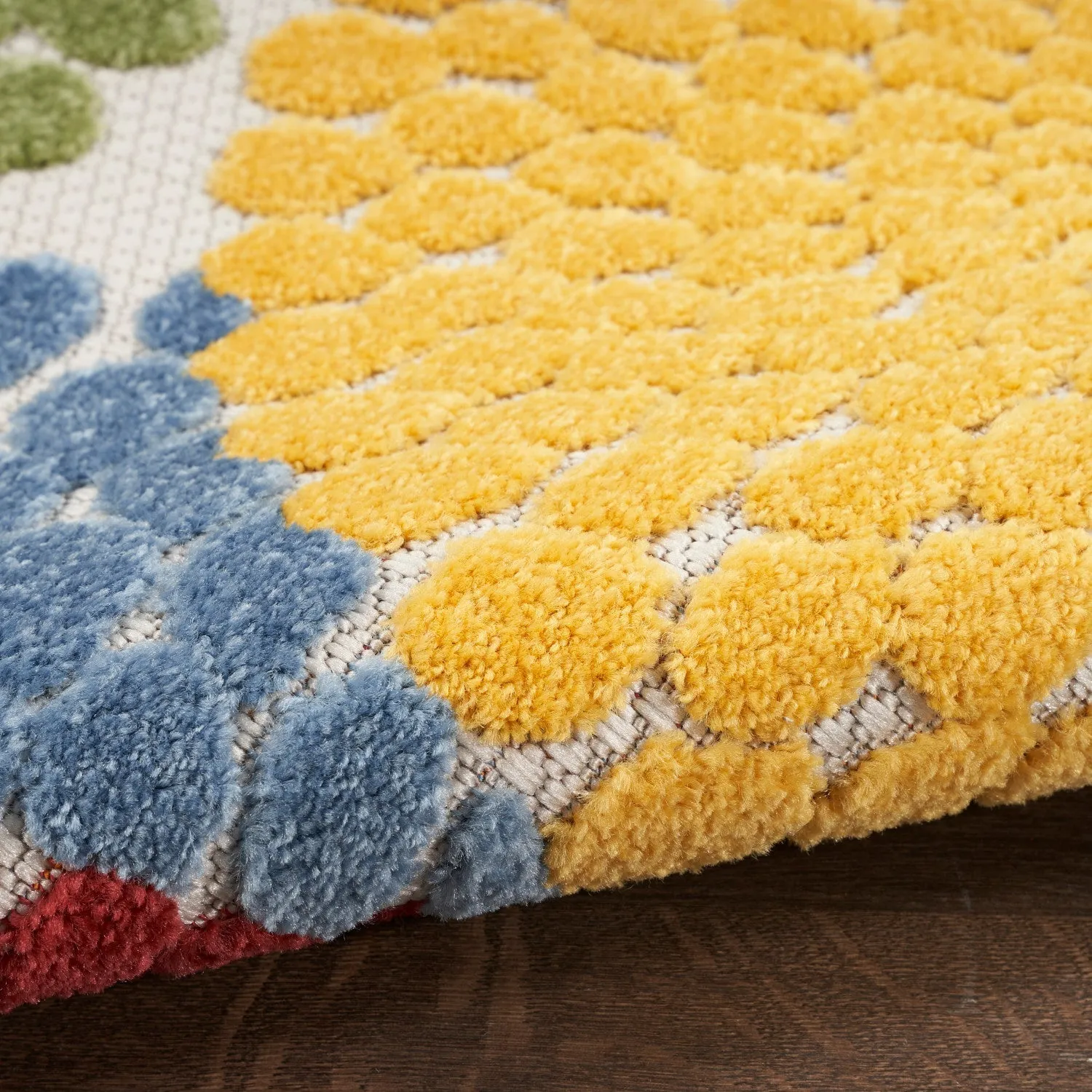 Aloha Multicolor Modern Indoor/Outdoor Rug