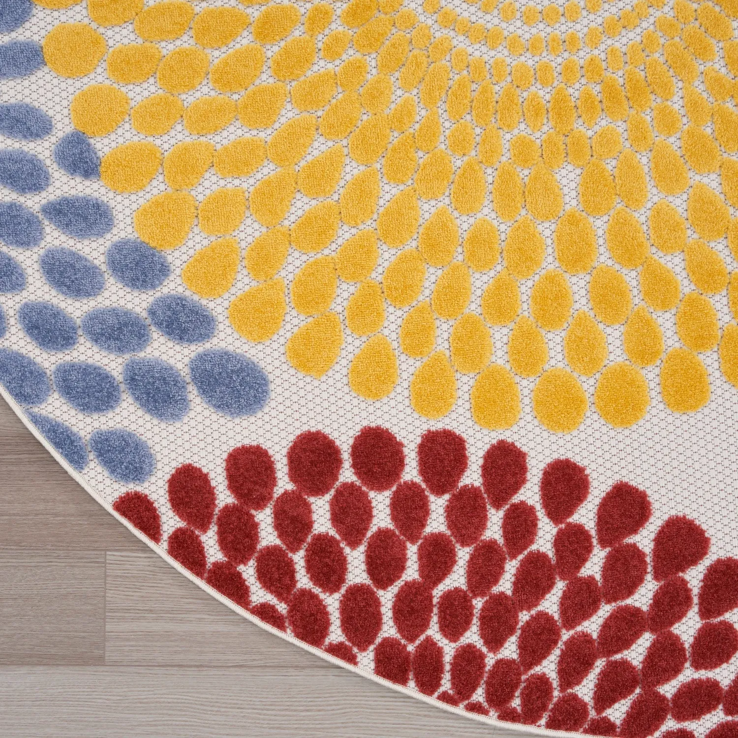 Aloha Multicolor Modern Indoor/Outdoor Rug