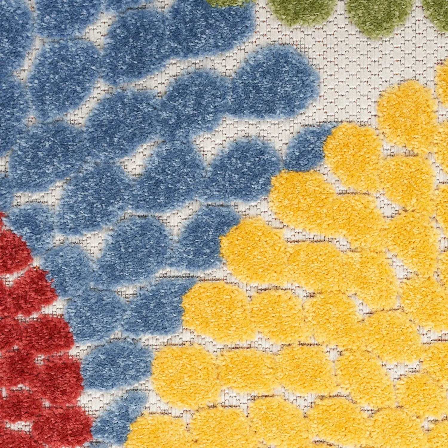 Aloha Multicolor Modern Indoor/Outdoor Rug