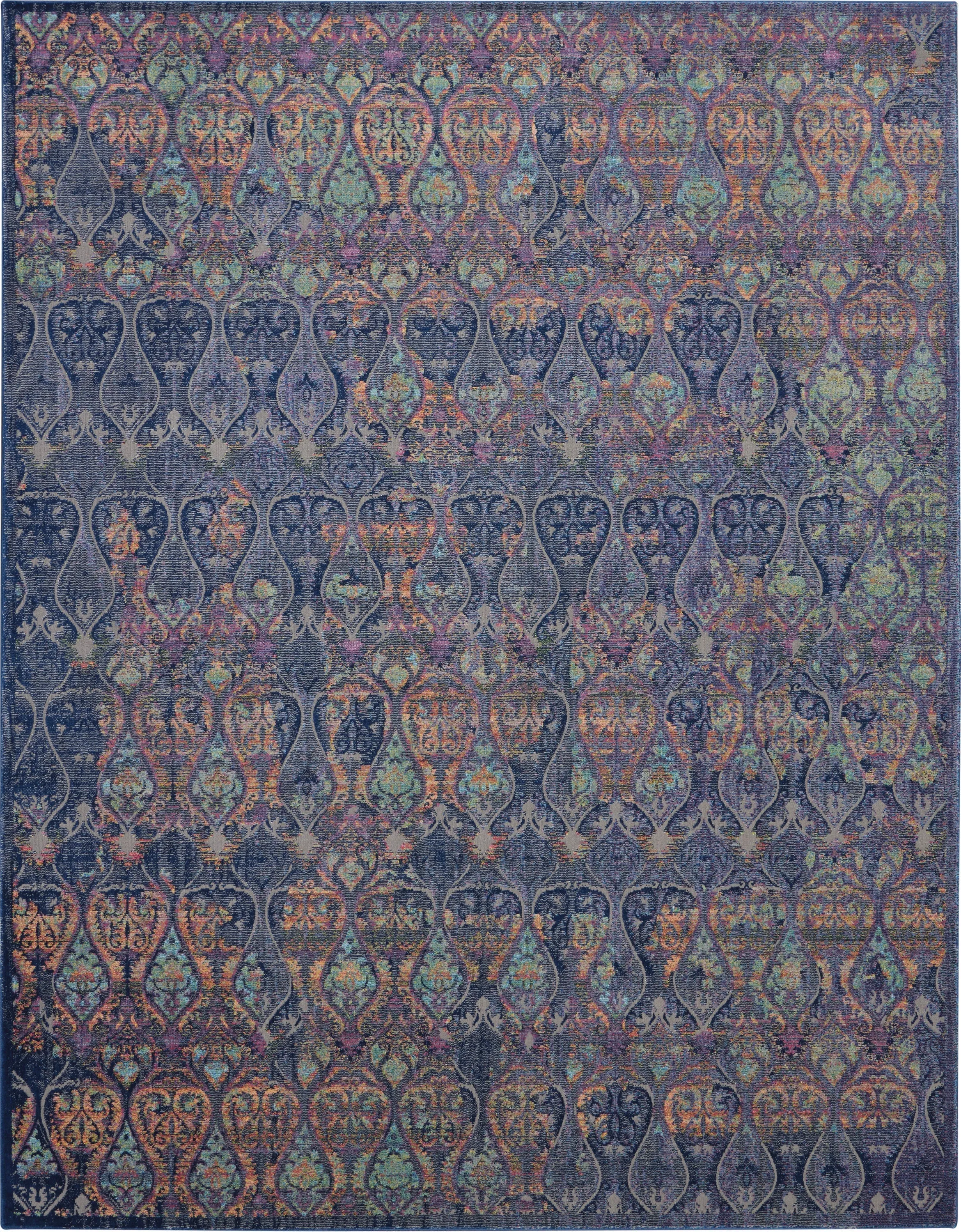 Ankara Global Navy/Multicolor Rug