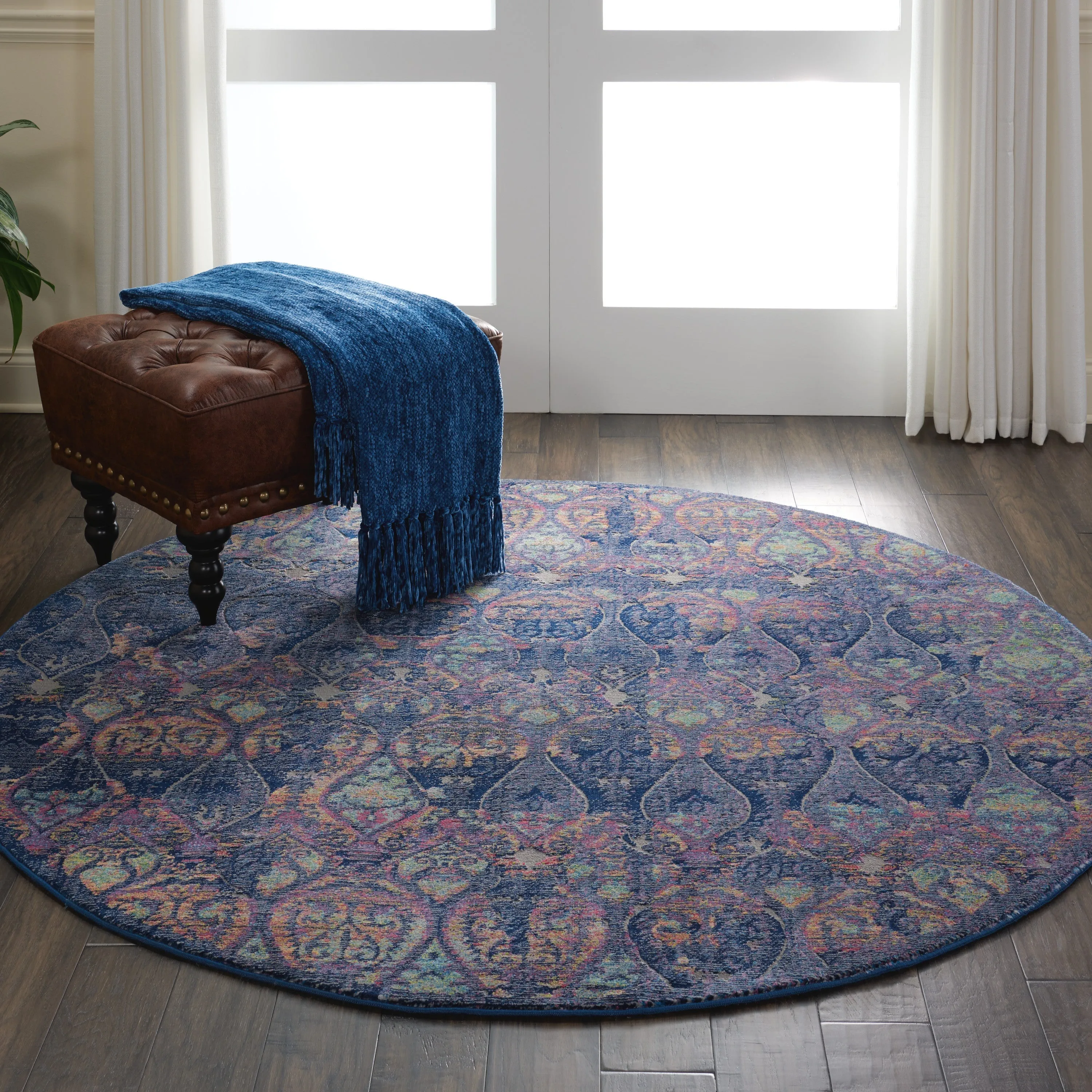 Ankara Global Navy/Multicolor Rug