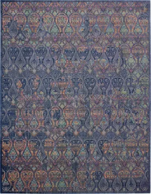 Ankara Global Navy/Multicolor Rug