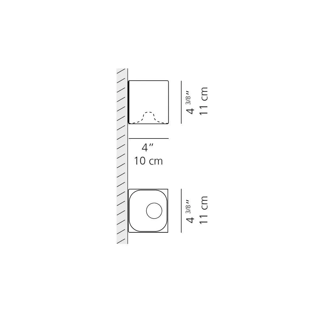 Artemide Aede wall lamp LED