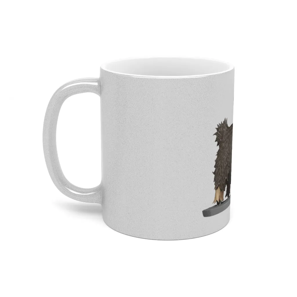 Brown Sheep Metallic Mug (Silver / Gold)