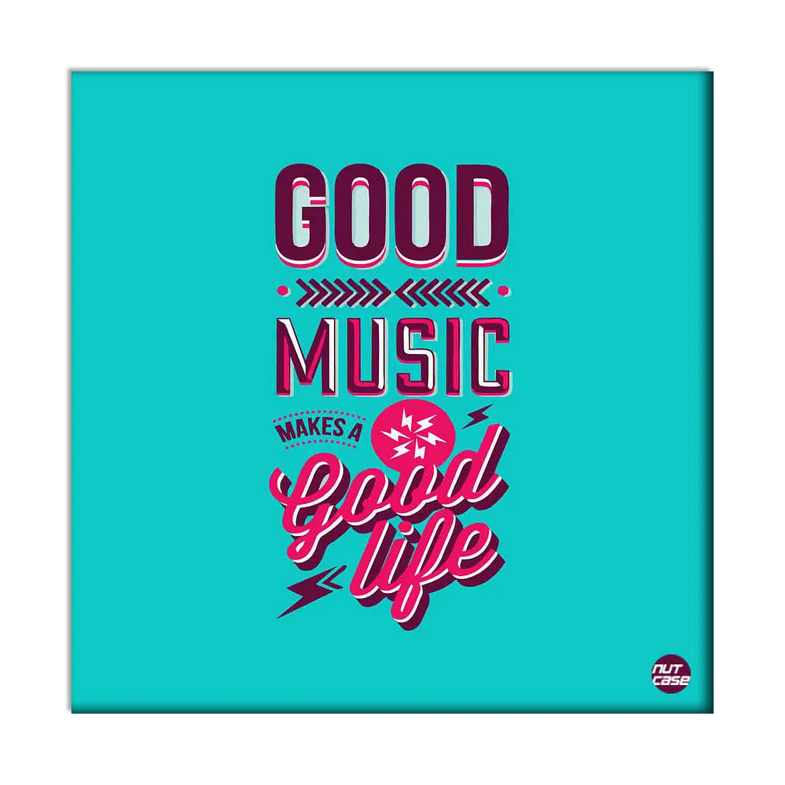 Cool LivingRoom Wall Art - Good Music Good Life