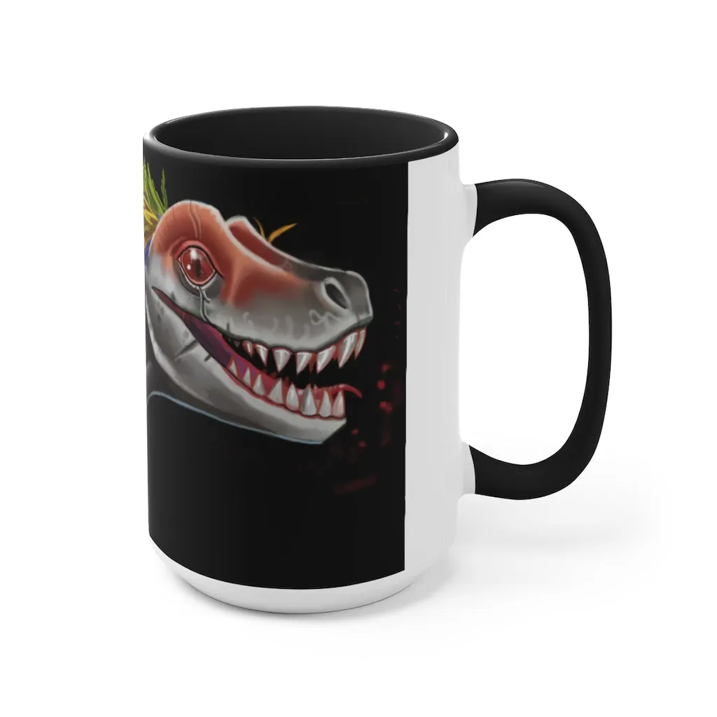 Feathered Raptor Accent Mug