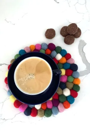 Felt Ball Trivet - Multicolour