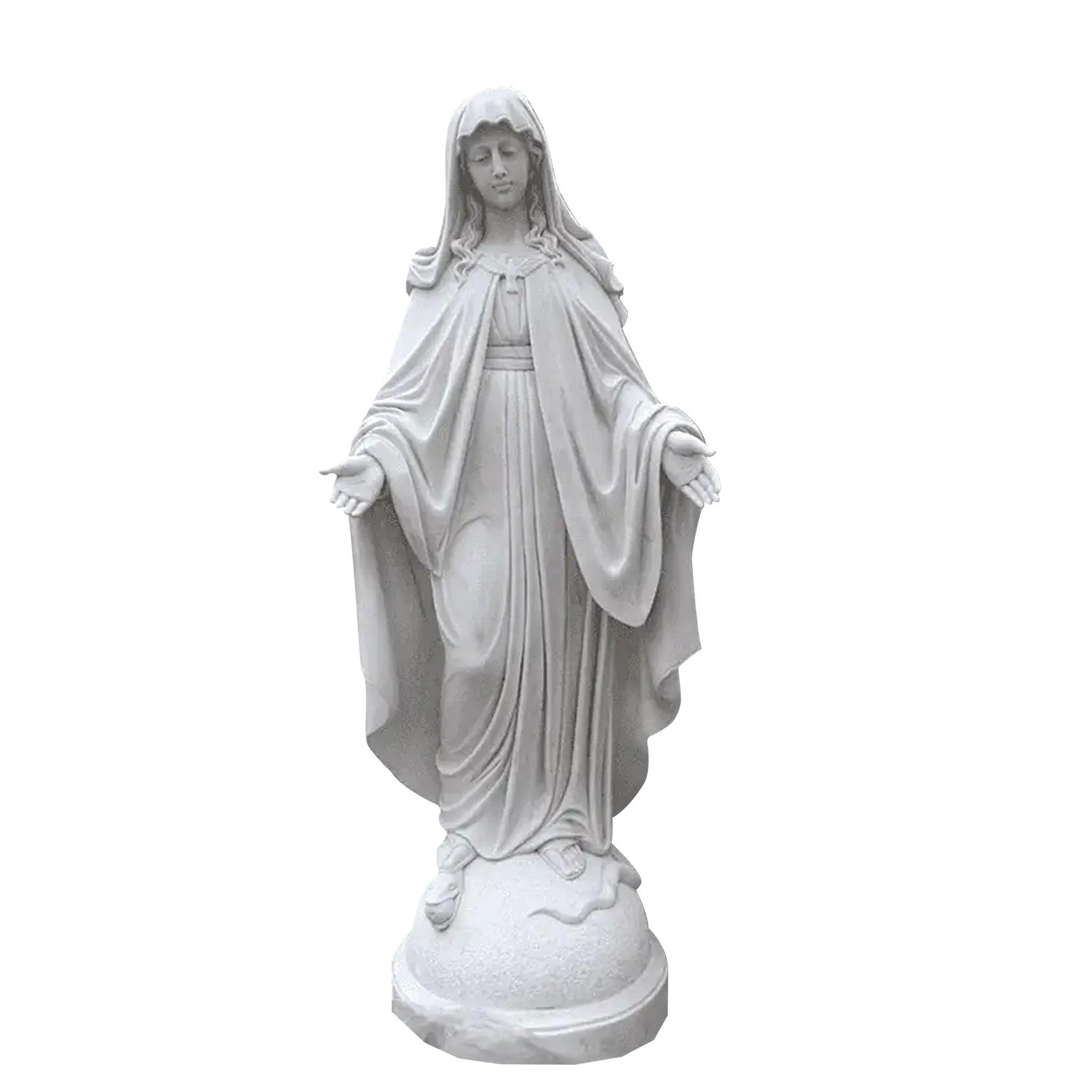 FINEST Marble Sculpture Immaculate Conception Statue With Base FM-010