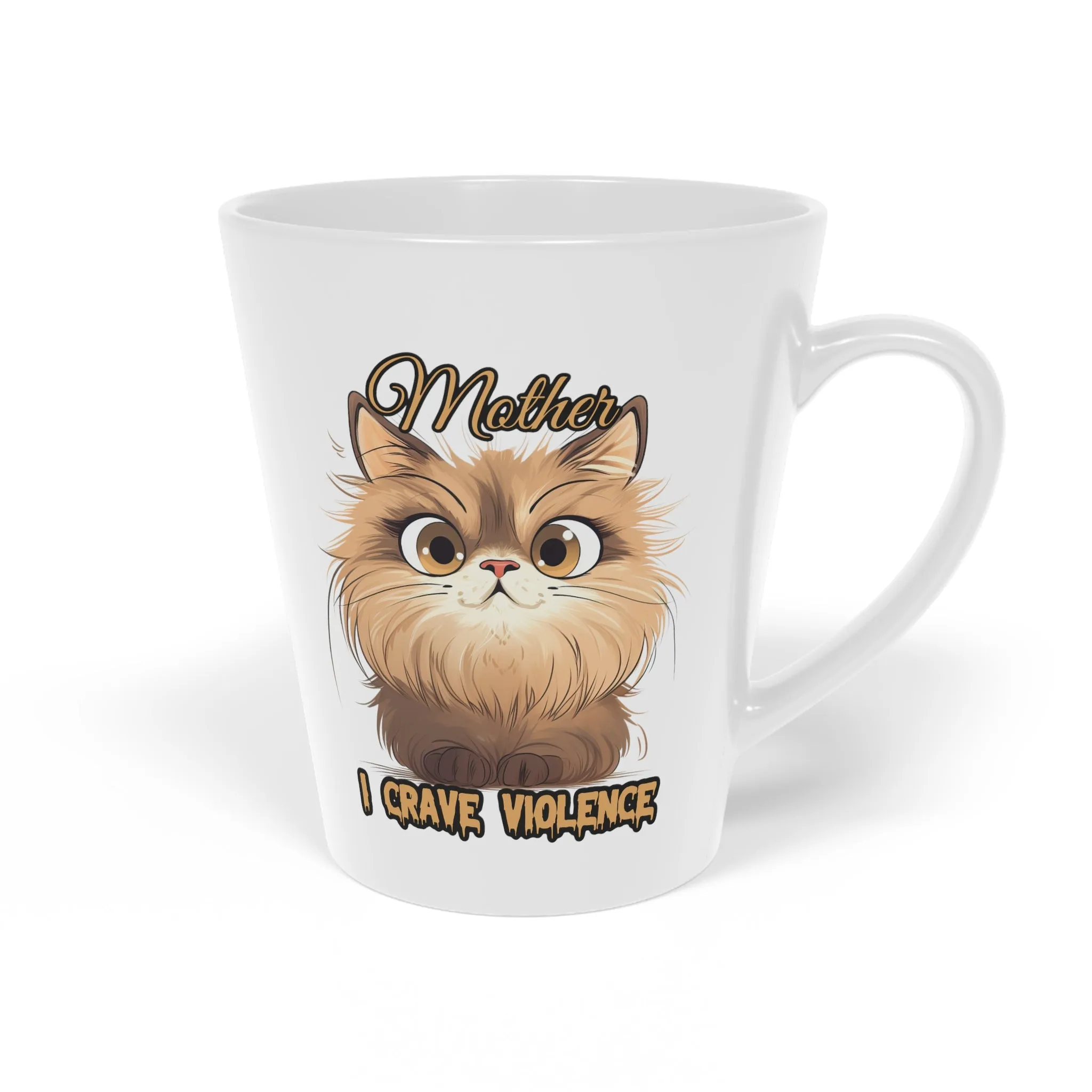 Grumpy Cat Latte Mug, 12oz