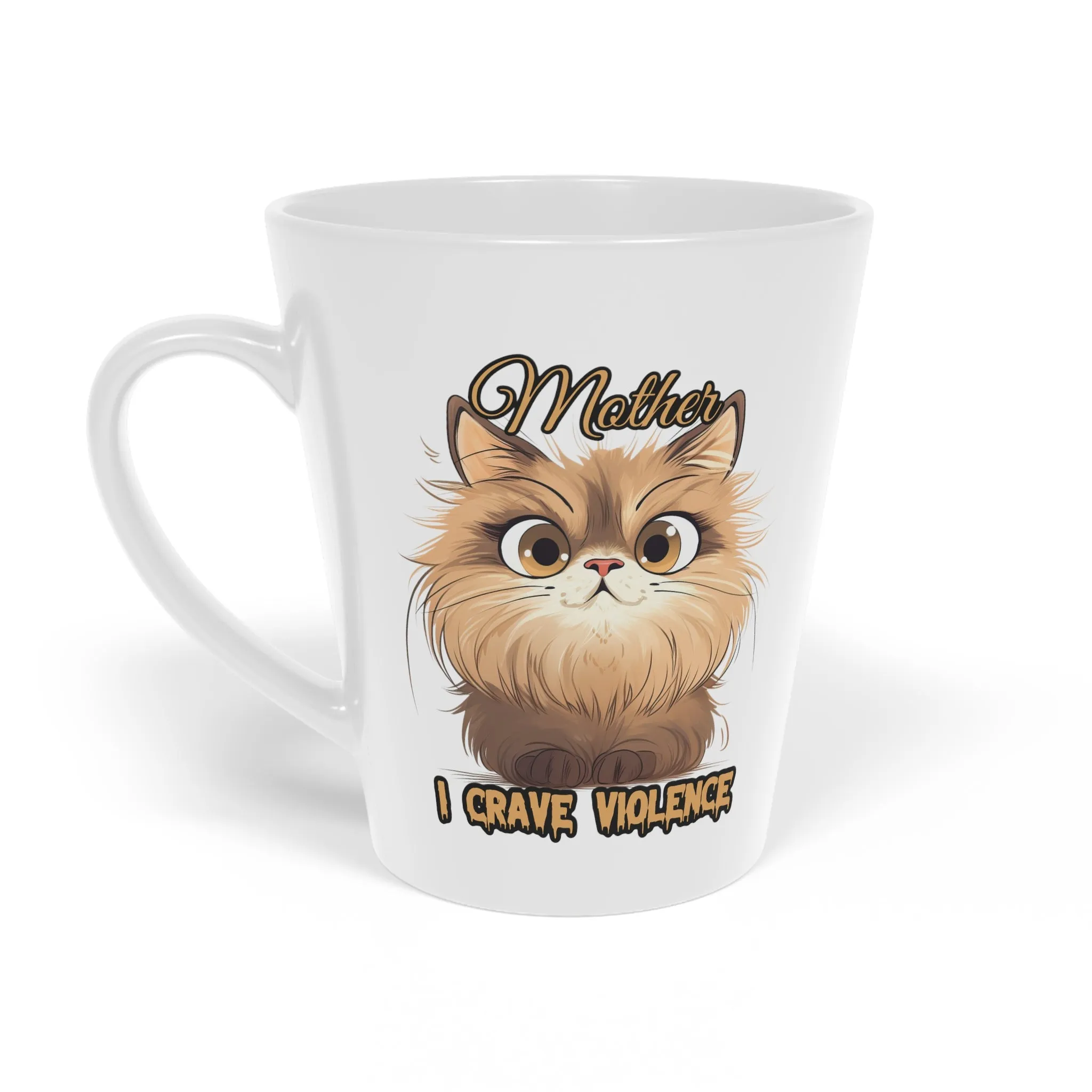 Grumpy Cat Latte Mug, 12oz