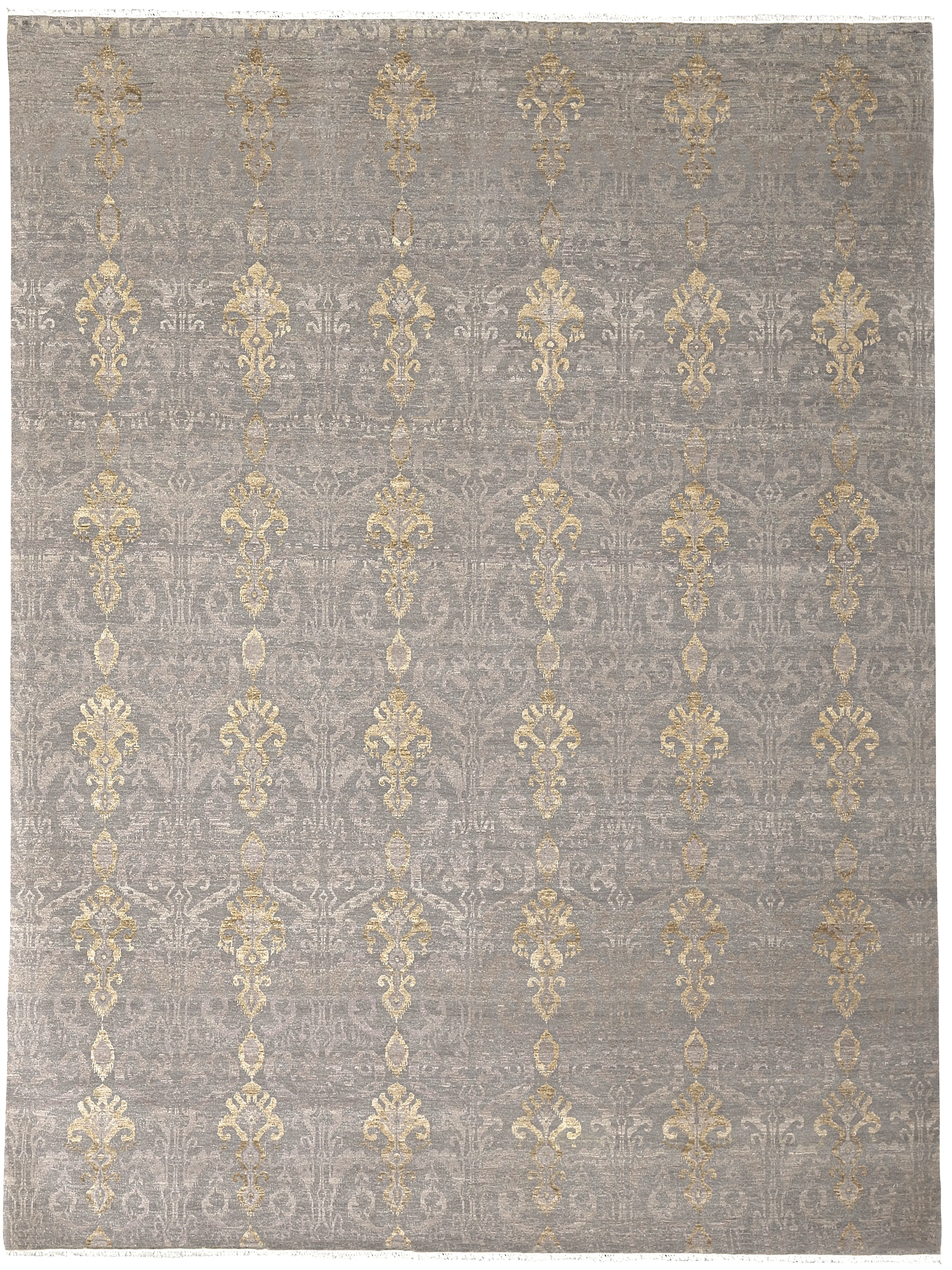 Hoeft Transitional Design Hand Knotted Rug 8'x10'