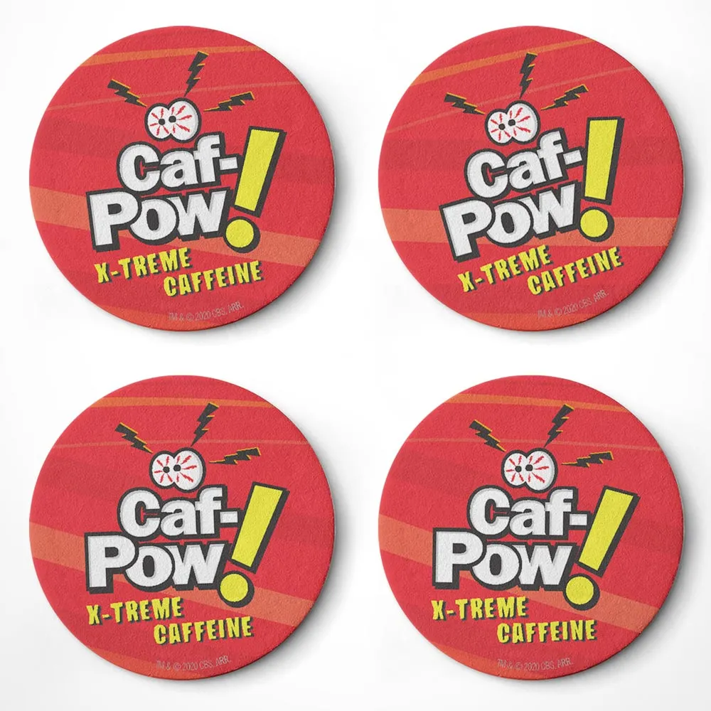 NCIS Caf Pow Coasters with Mahogany Holder - Set of 4