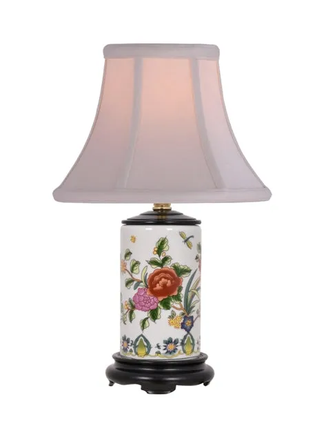 Peony Box Porcelain  Lamp