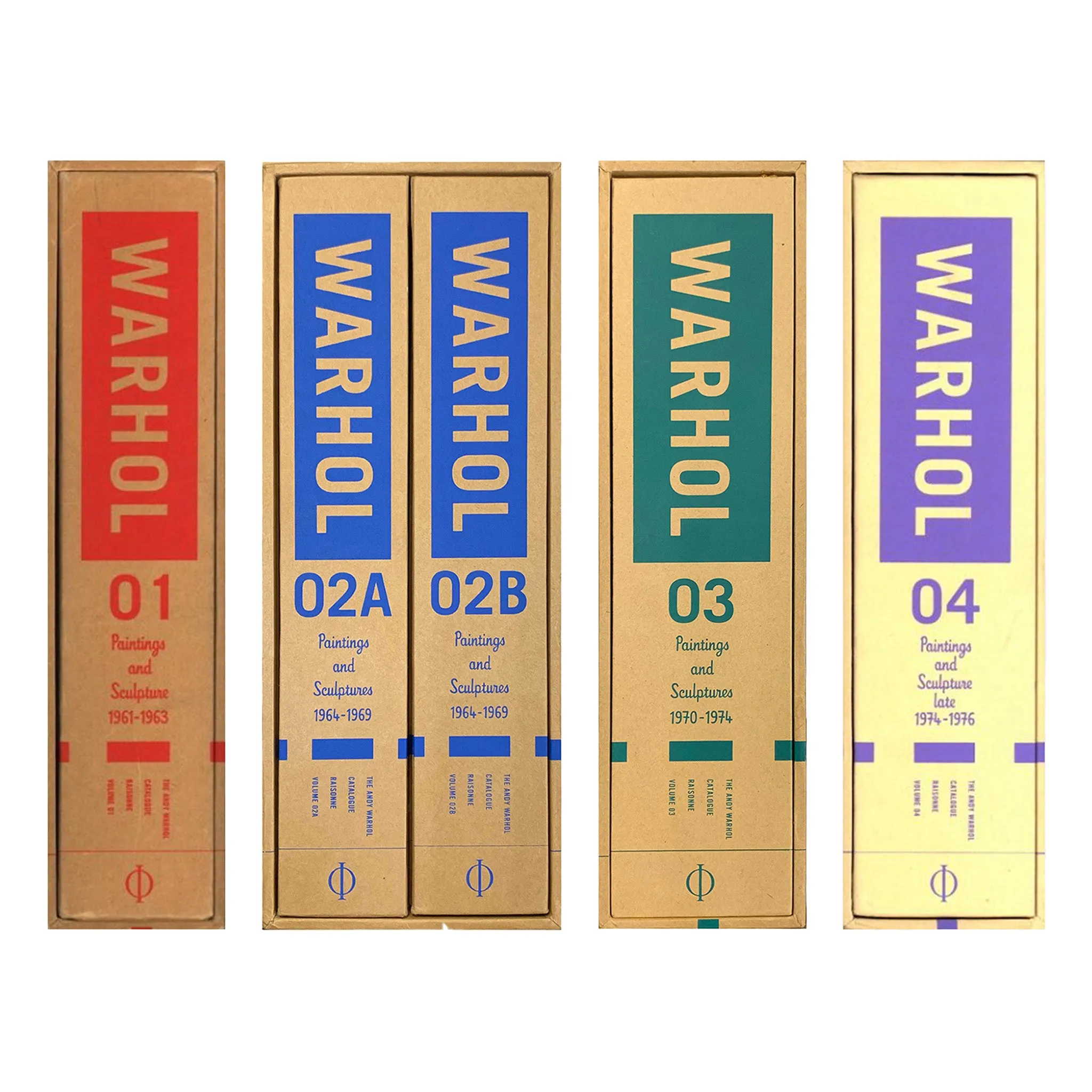 The Andy Warhol Catalogue Raisonne Paintings and Sculptures vol.1-4 set