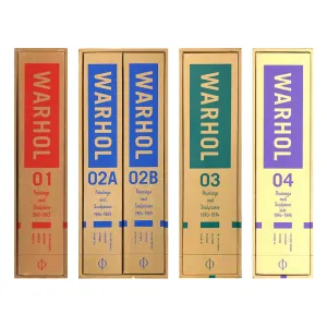 The Andy Warhol Catalogue Raisonne Paintings and Sculptures vol.1-4 set