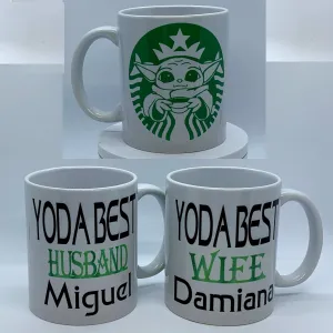 YODA BEST HUSBAND & WIFE MUG SET
