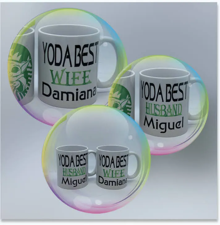 YODA BEST HUSBAND & WIFE MUG SET